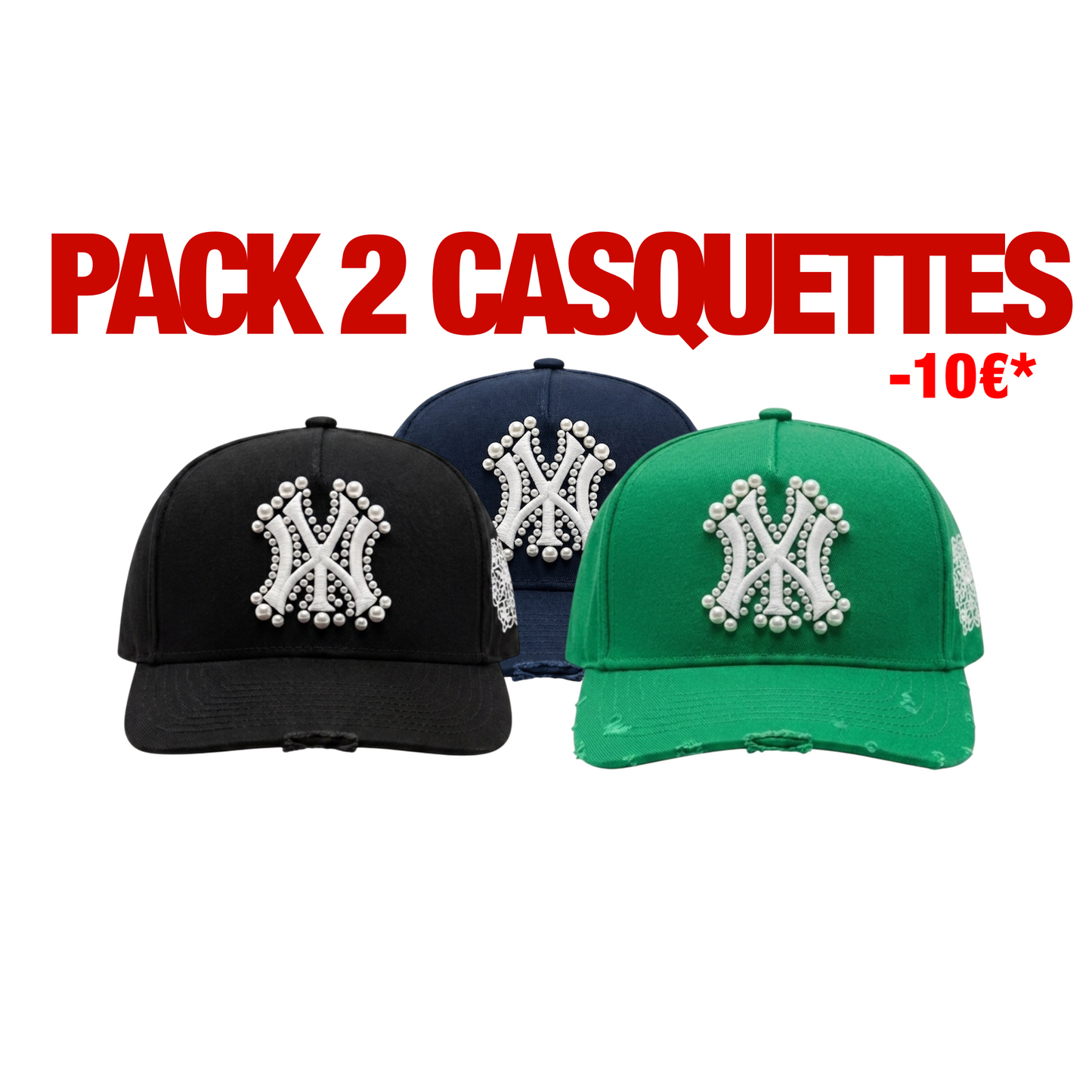Pack 2 casquette